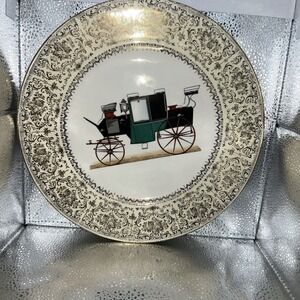 VNTG: Imperial plate, Salem China Company, 23 Karat Gold‎ Plate. Service Plate